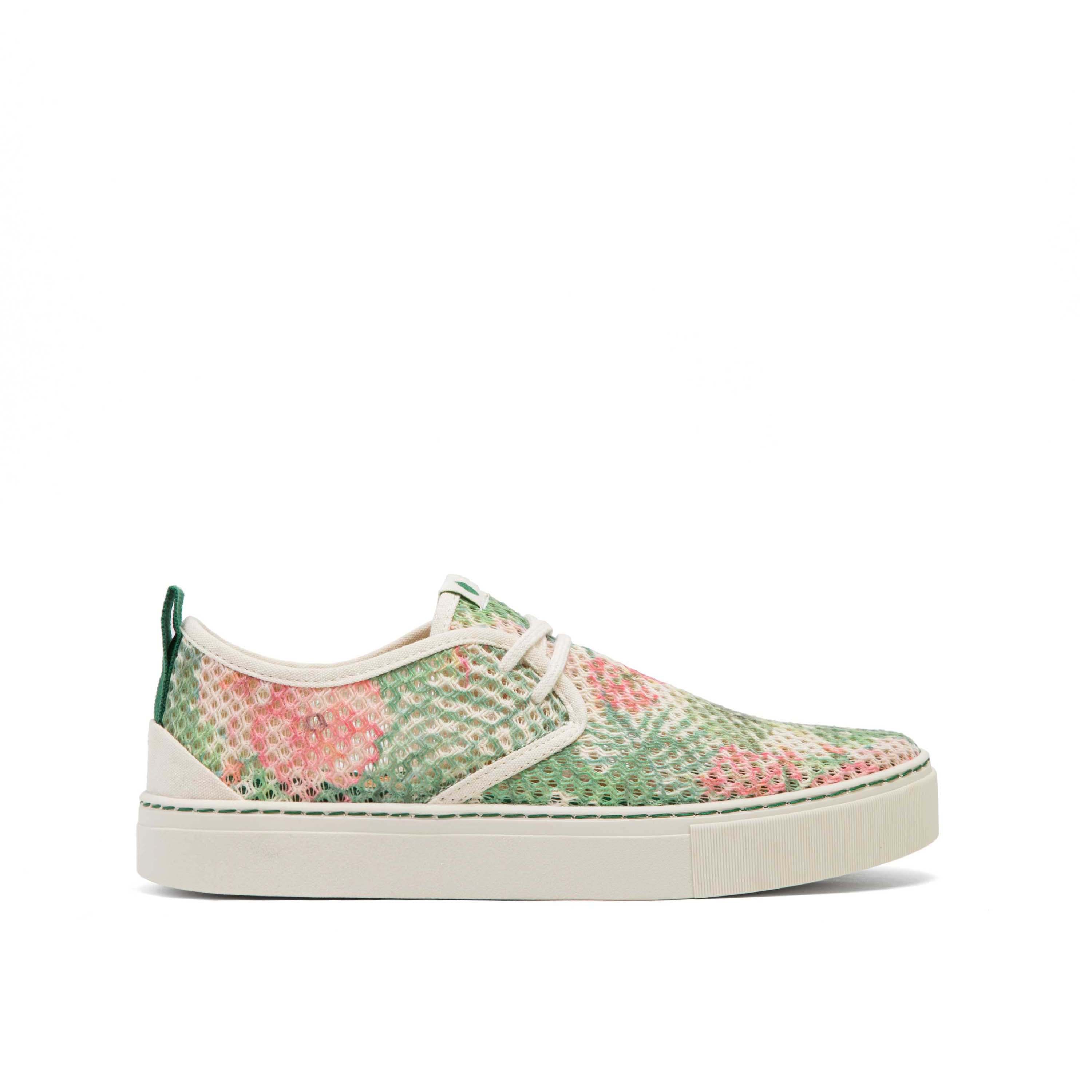 Vegan shoes SIDDHARTHA Off white flowers|