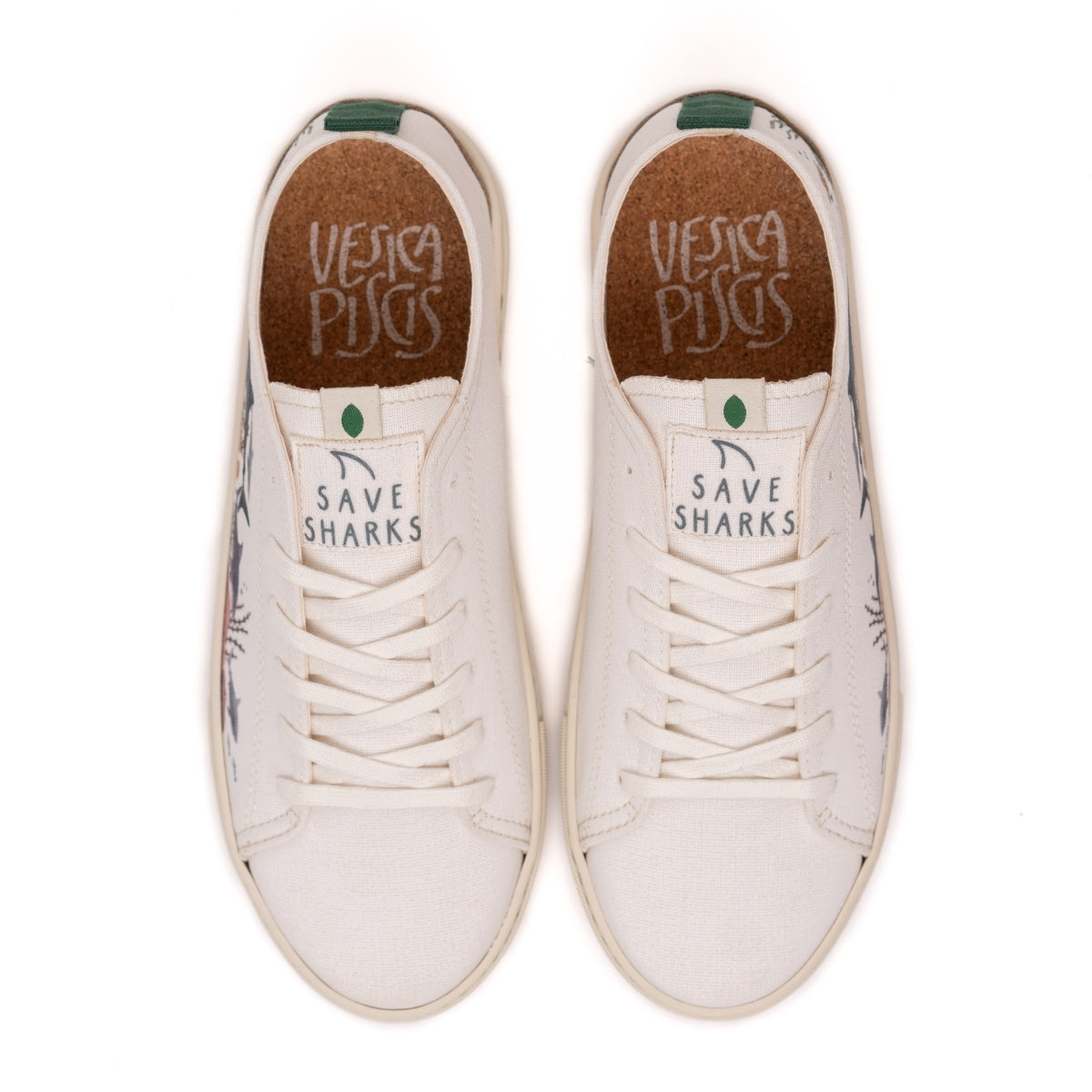 Vegan sneaker Save Sharks COR009