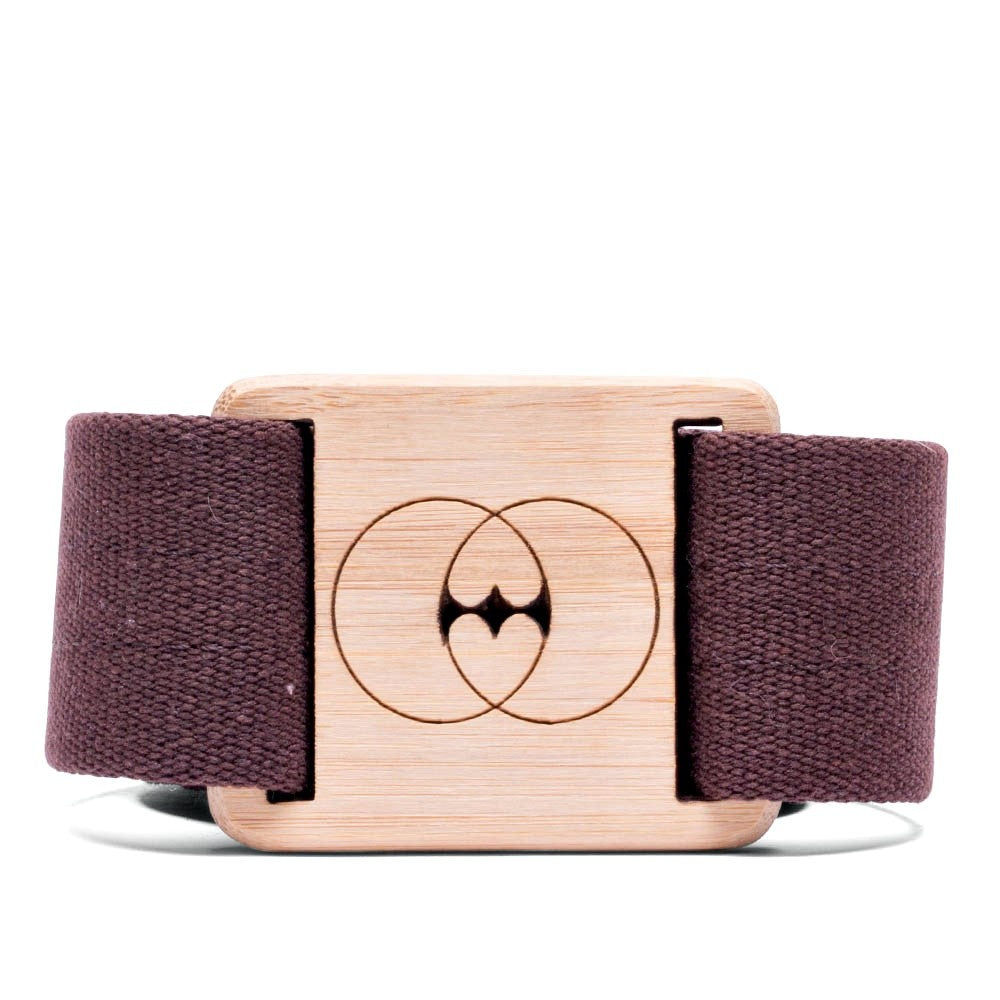 Vegan belt made with recycled cotton and bamboo buckle - VESICA PISCIS FOOTWEAR