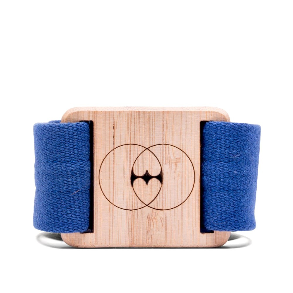 Vegan belt made with recycled cotton and bamboo buckle - VESICA PISCIS FOOTWEAR