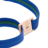 Vegan belt made with recycled cotton and bamboo buckle - VESICA PISCIS FOOTWEAR