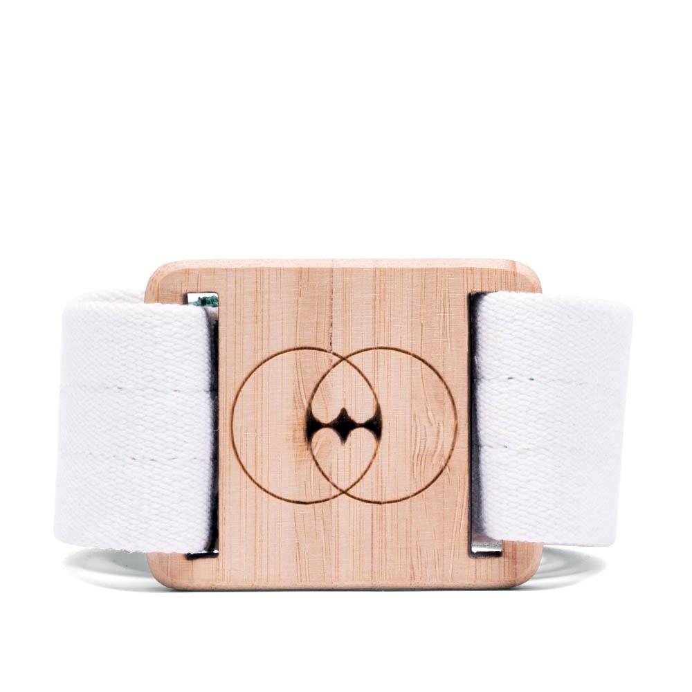 Vegan belt made with recycled cotton and bamboo buckle - VESICA PISCIS FOOTWEAR