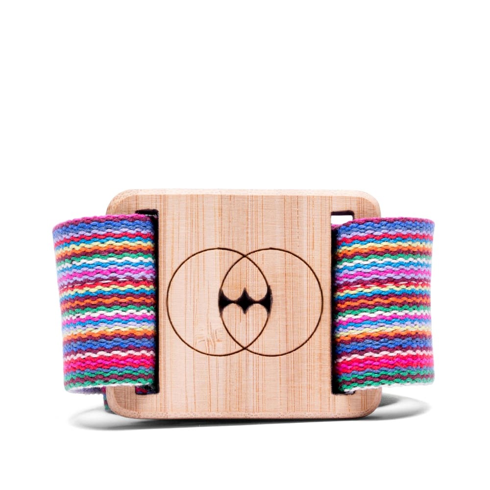 Vegan belt made with recycled cotton and bamboo buckle - VESICA PISCIS FOOTWEAR