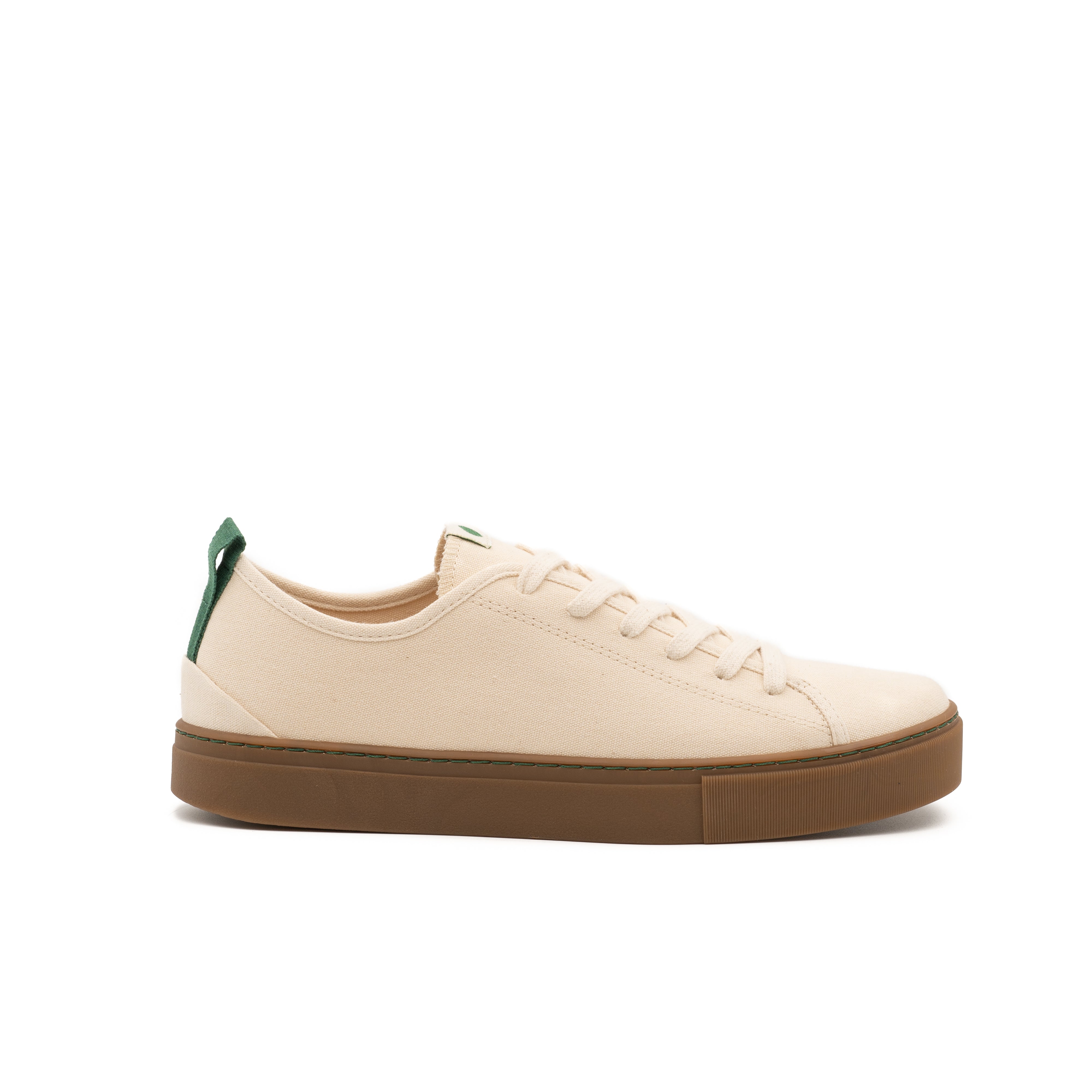 Buy vegan Trainers of recycled cotton white - Main Image