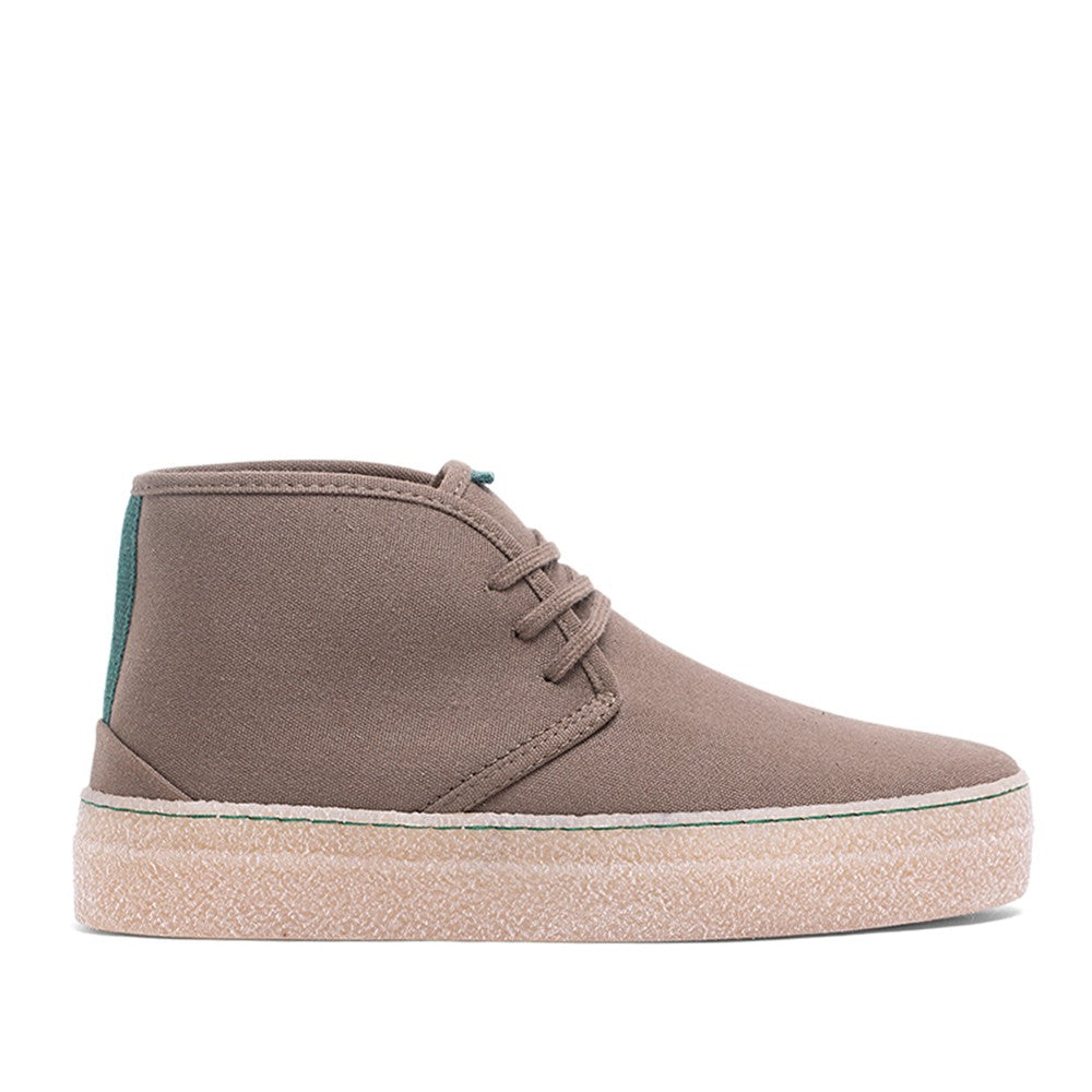 Vegan booty of recycled cotton khaki - VESICA PISCIS FOOTWEAR