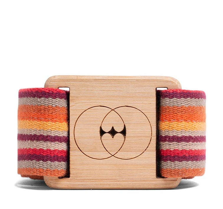 VEGAN BELT MADE WITH RECYCLED COTTON AND BAMBOO BUCKLE - VESICA PISCIS FOOTWEAR