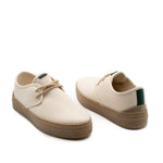 Vegan shoe of recycled cotton off white - VESICA PISCIS FOOTWEAR