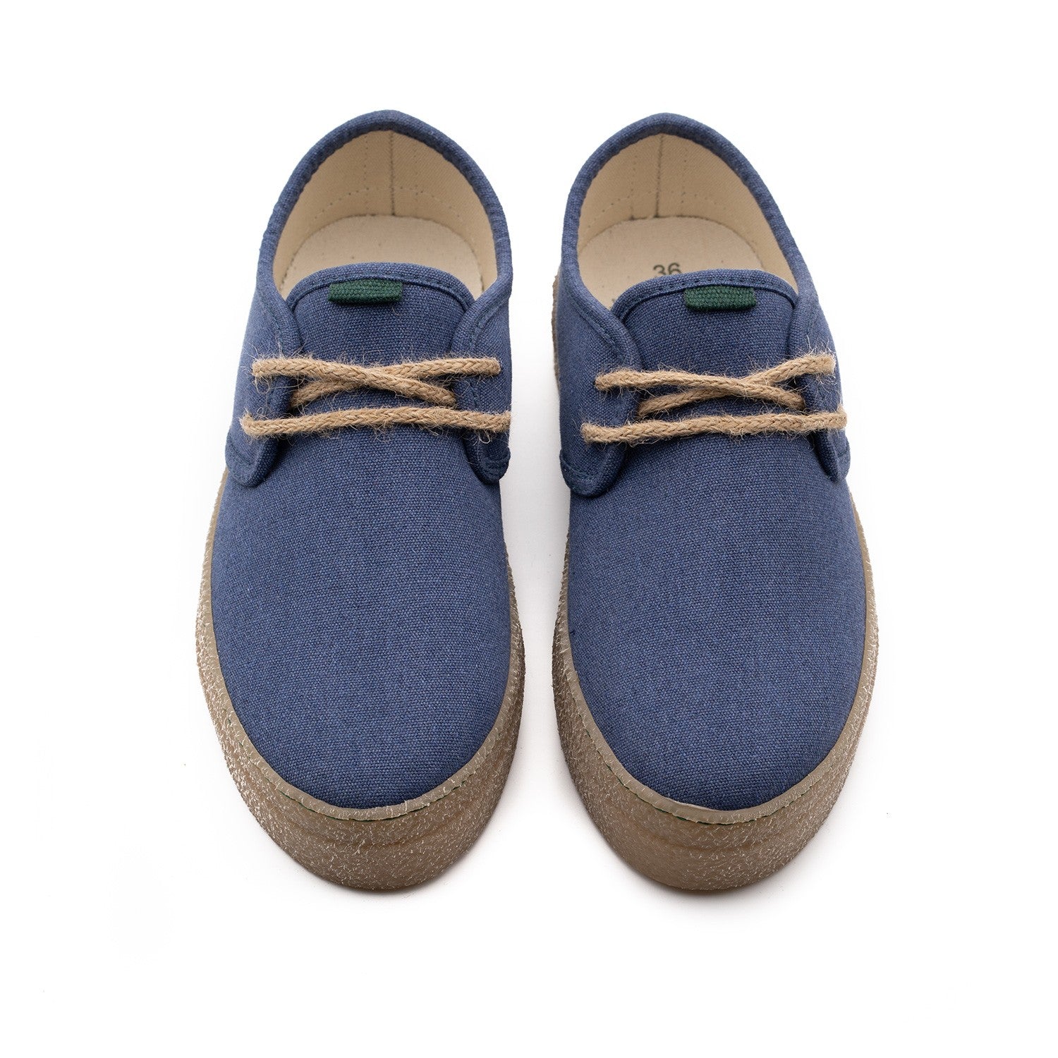 Vegan shoe of recycled cotton Jeans - VESICA PISCIS FOOTWEAR