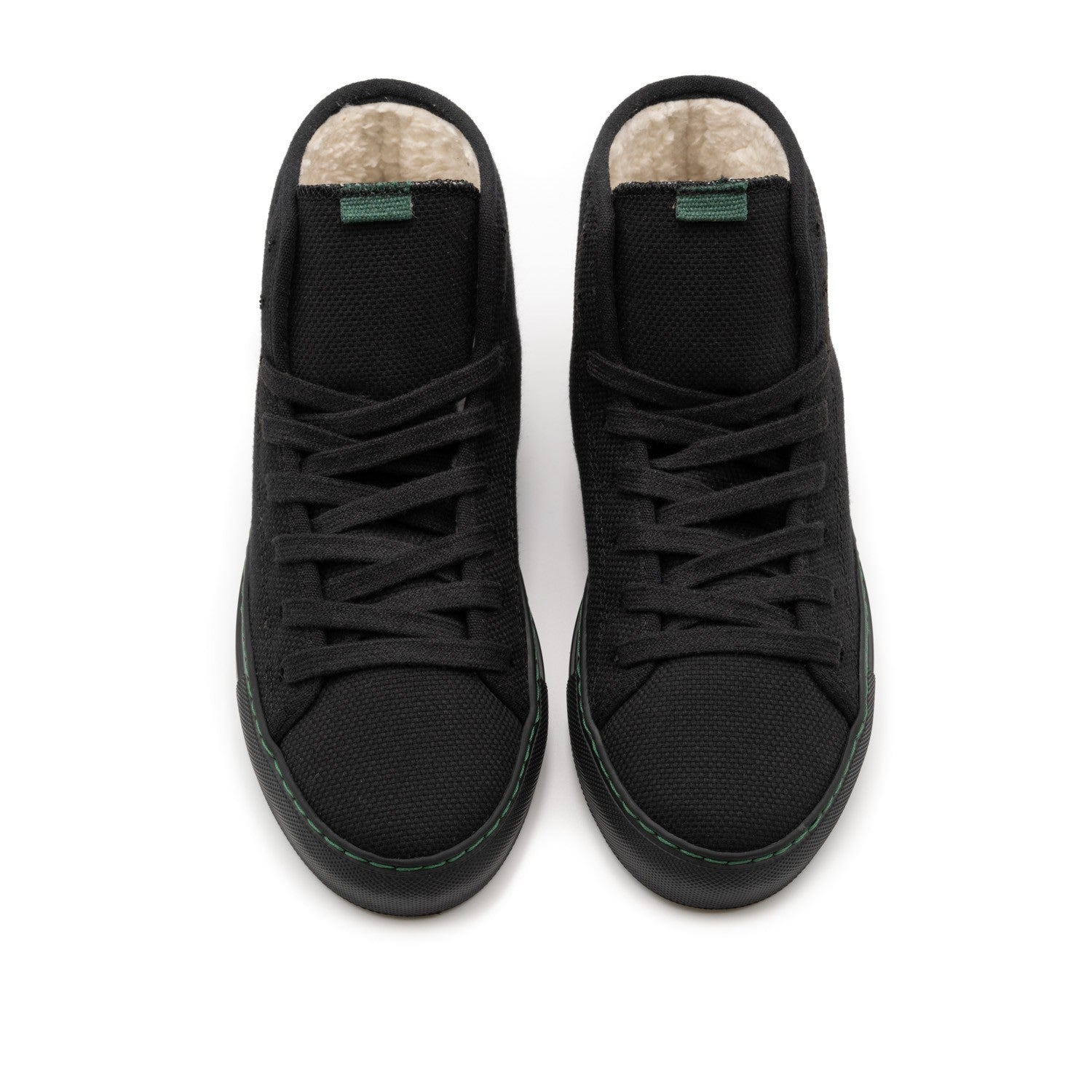 BLACK RECYCLED LACES - VESICA PISCIS FOOTWEAR