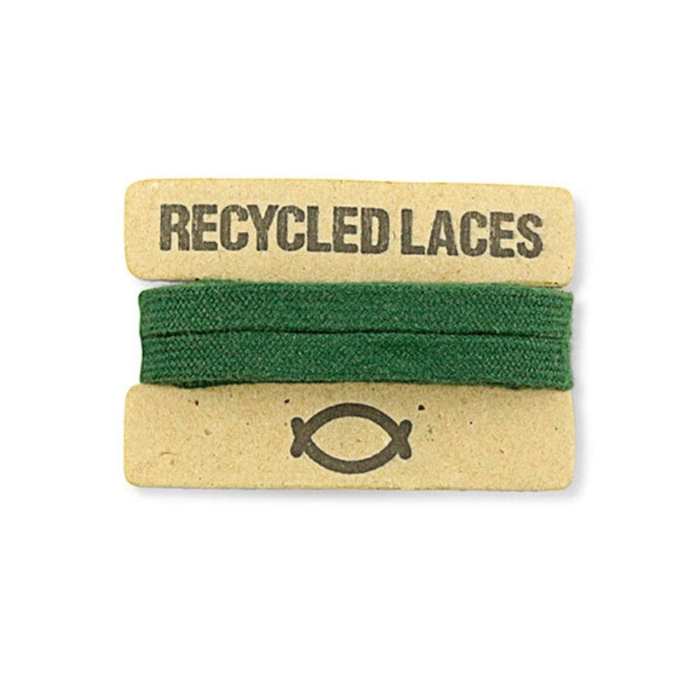 GREEN RECYCLED LACES - VESICA PISCIS FOOTWEAR