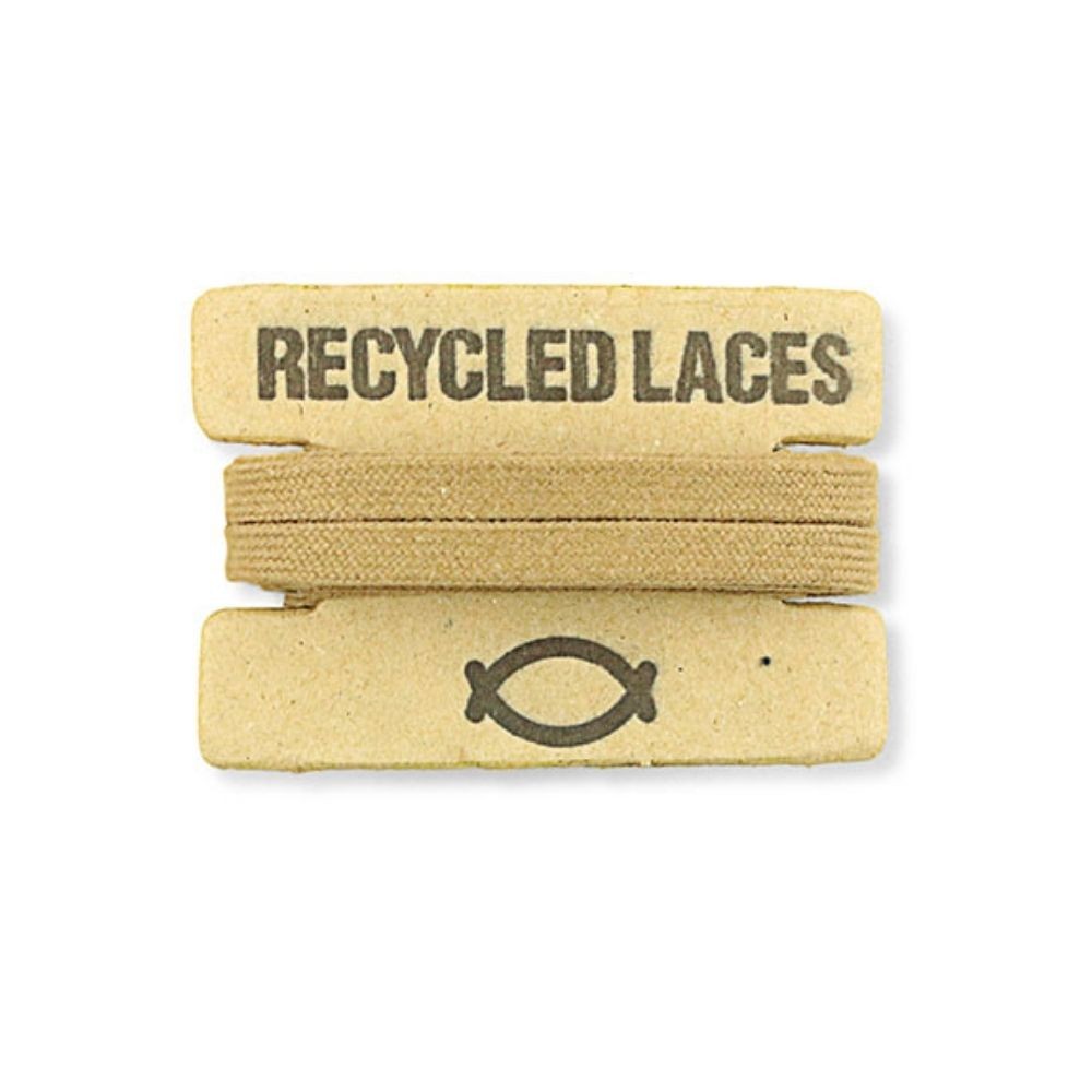 BEIG RECYCLED LACES - VESICA PISCIS FOOTWEAR