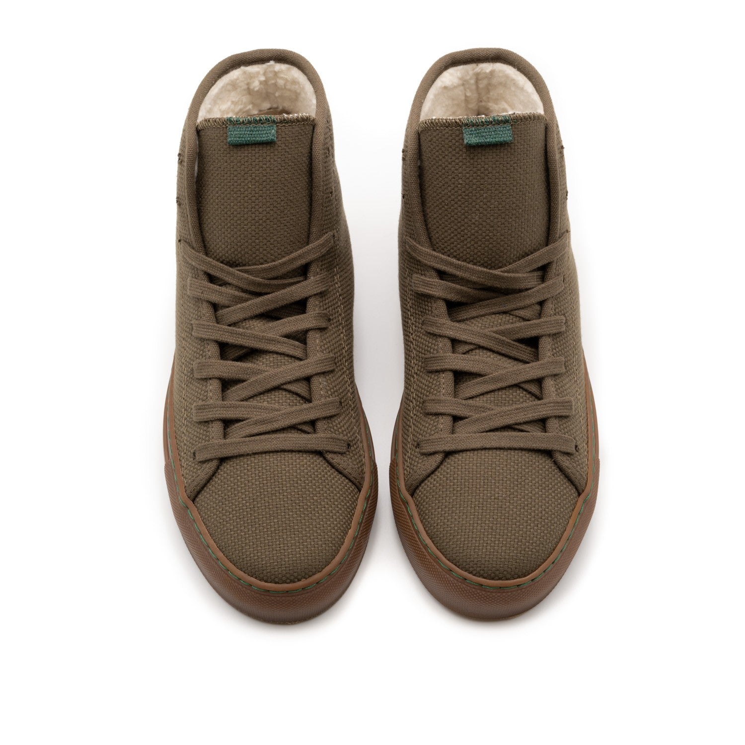 KHAKI RECYCLED LACES - VESICA PISCIS FOOTWEAR