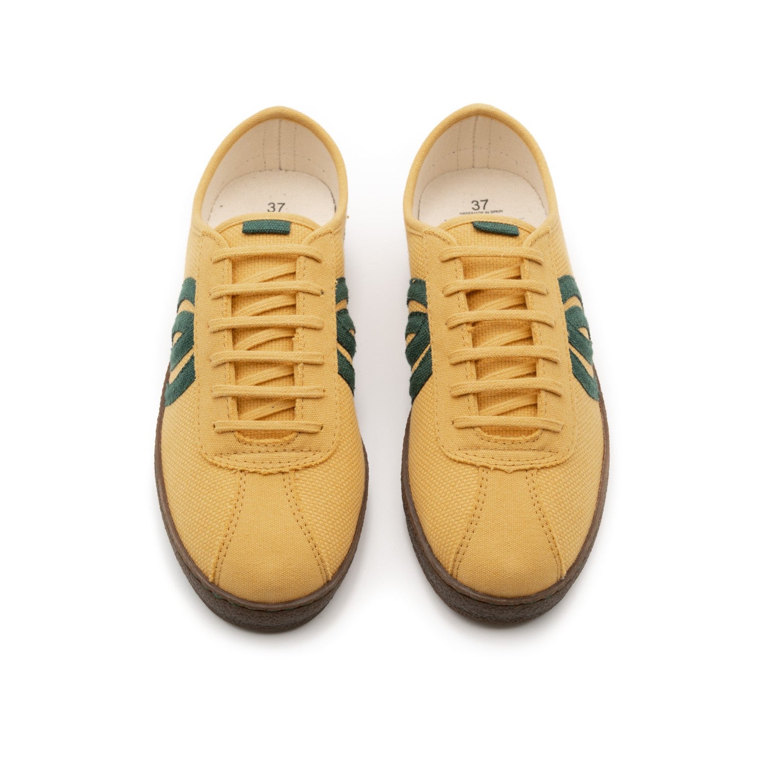 MUSTARD RECYCLED LACES - VESICA PISCIS FOOTWEAR