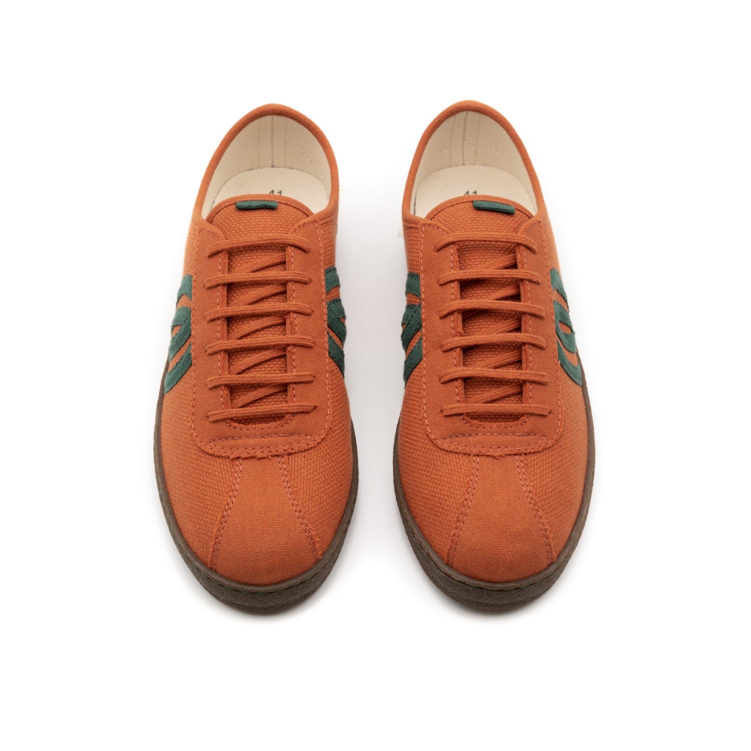 ORANGE RECYCLED LACES - VESICA PISCIS FOOTWEAR