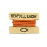 ORANGE RECYCLED LACES - VESICA PISCIS FOOTWEAR