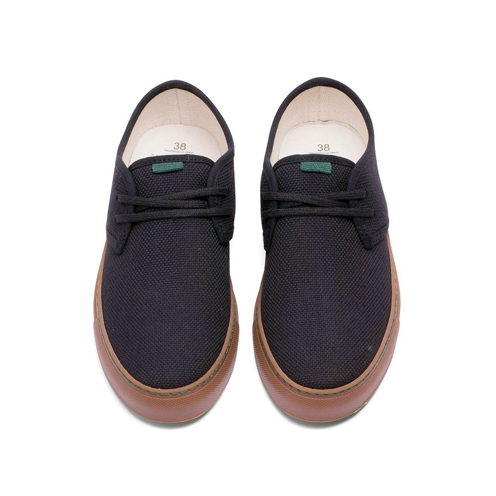BLACK RECYCLED LACES - VESICA PISCIS FOOTWEAR