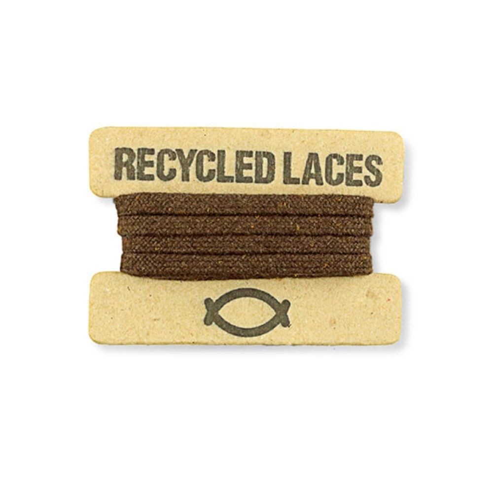 BROWN RECYCLED LACES - VESICA PISCIS FOOTWEAR