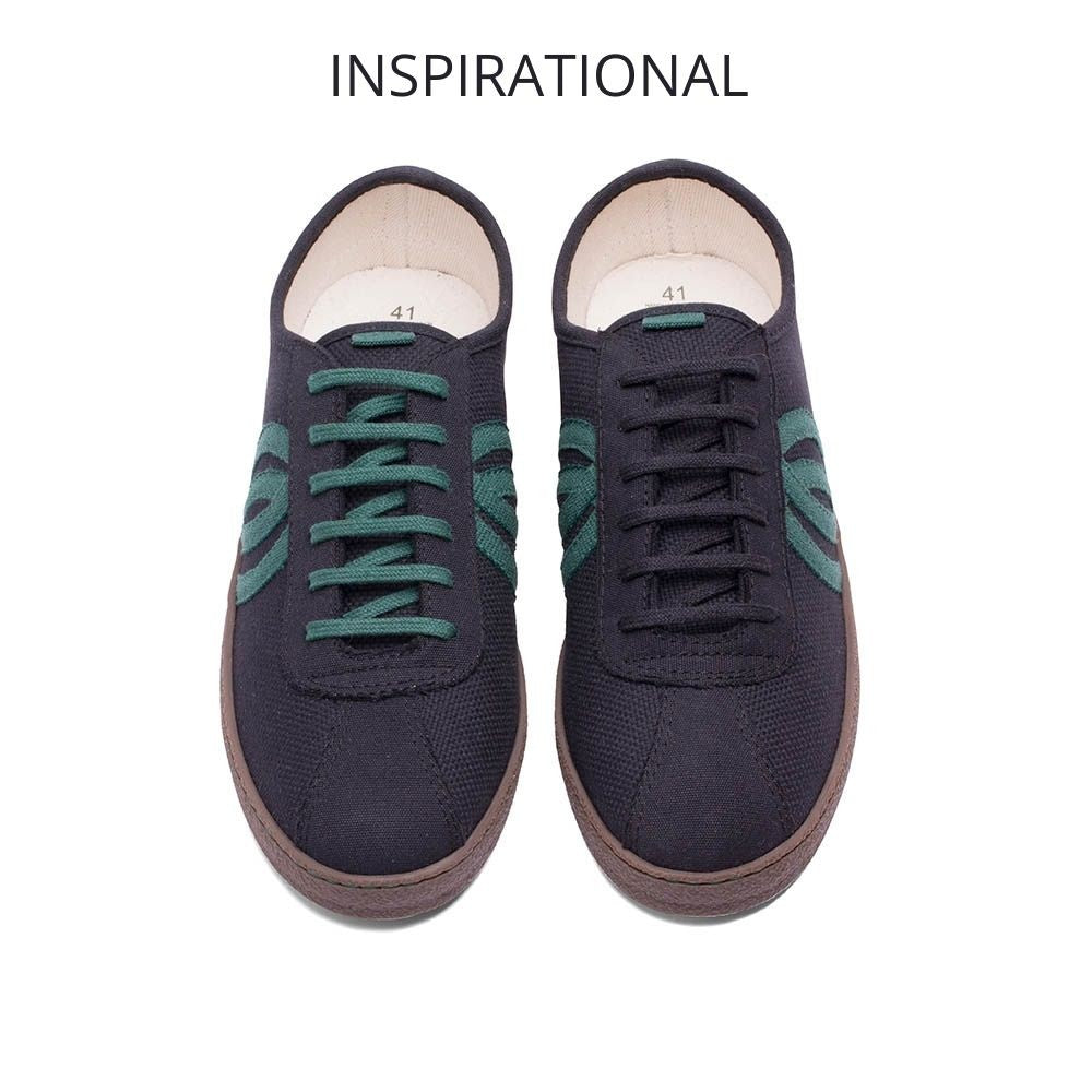 BROWN RECYCLED LACES - VESICA PISCIS FOOTWEAR