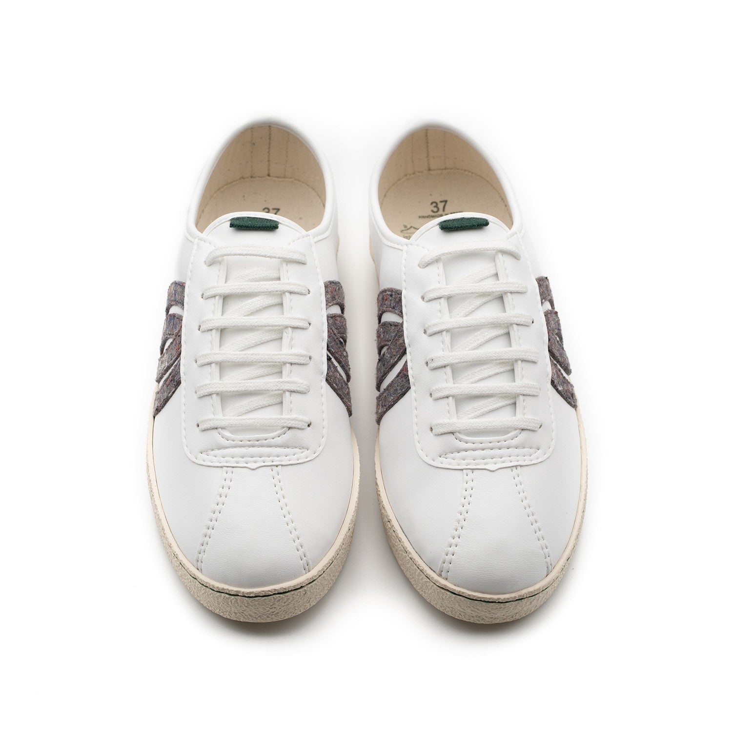 WHITE RECYCLED LACES - VESICA PISCIS FOOTWEAR