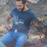 Vegan belt made with recycled cotton and bamboo buckle - VESICA PISCIS FOOTWEAR