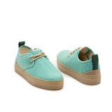 Vegan shoe of organic cotton and jute aqua - VESICA PISCIS FOOTWEAR