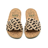 RECYCLED SANDAL OF CORK AND JUTE BLACK - VESICA PISCIS FOOTWEAR