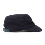 VEGAN CAP OF RECYCLED COTTON BLACK AND COCONUT BUTTON - RUMI - VESICA PISCIS FOOTWEAR