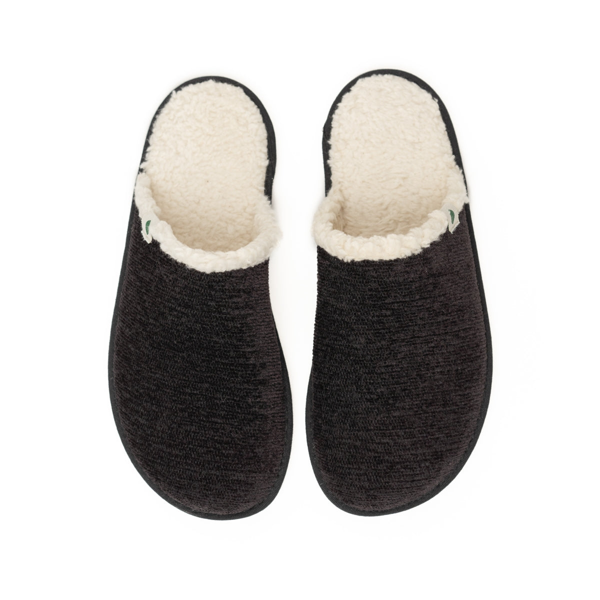 Recycled home slipper black – VESICA PISCIS FOOTWEAR