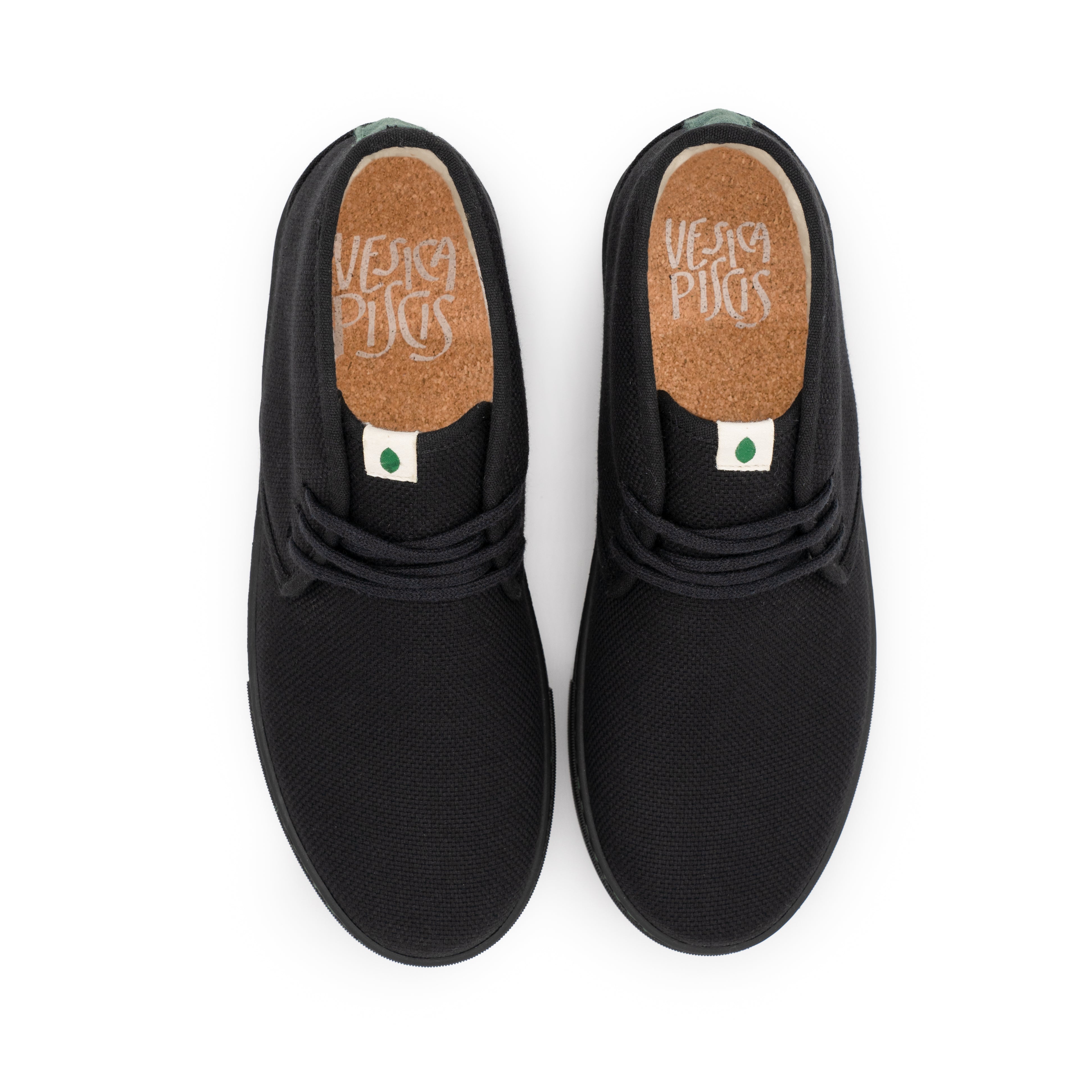 Buy Vegan Booties Of Recycled Cotton Black VESICA PISCIS FOOTWEAR buy-vegan-booties-of-recycled-cotton-black-vesica-piscis-footwear