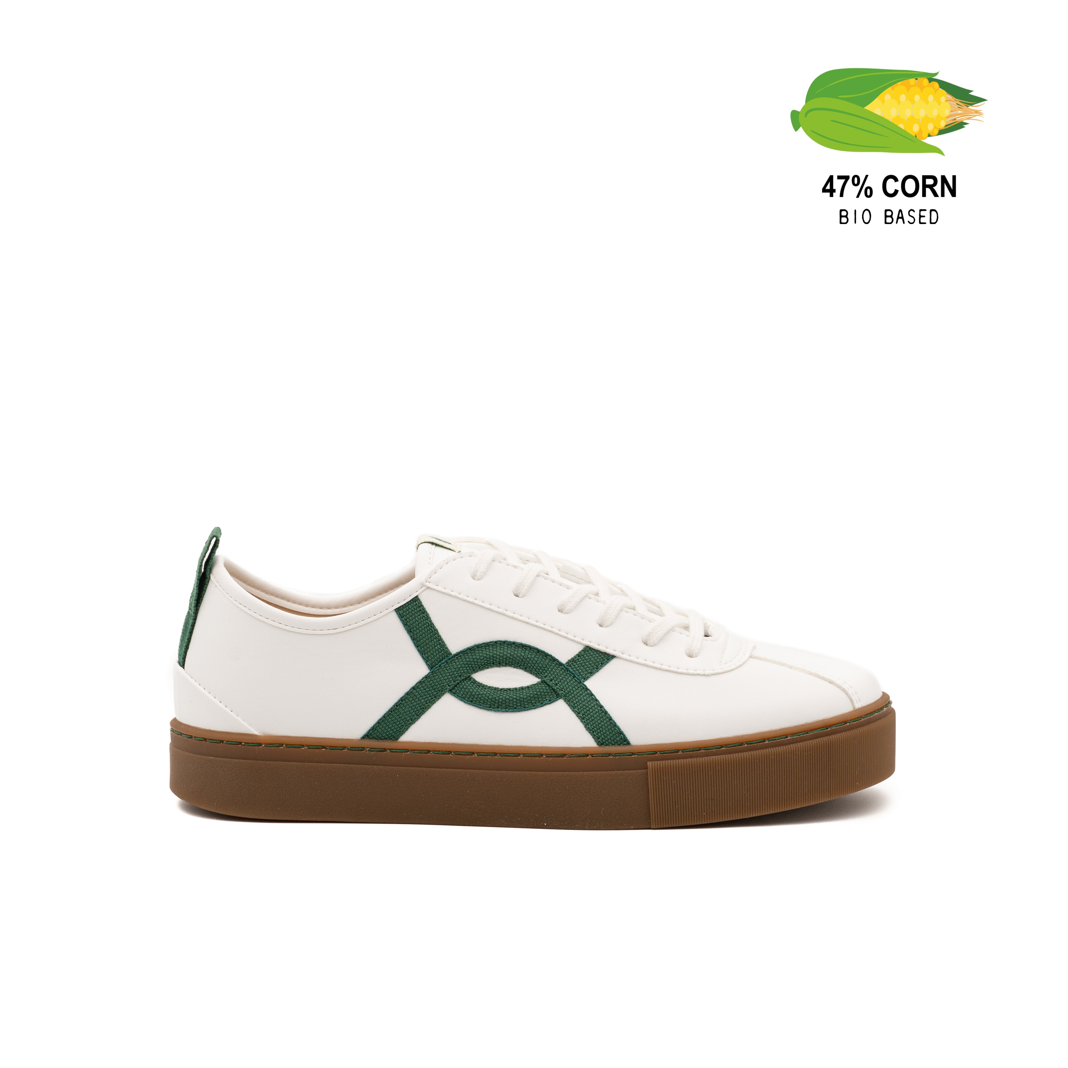 Vegan sneakers white of corn KAF007