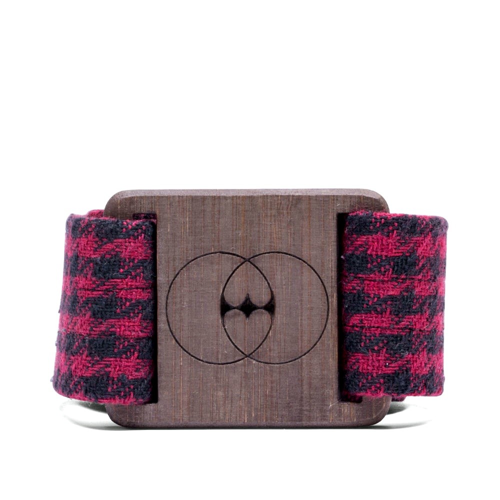 VEGAN BELT OF RECYCLED COTTON AND BAMBOO BUCKLED - VESICA PISCIS FOOTWEAR