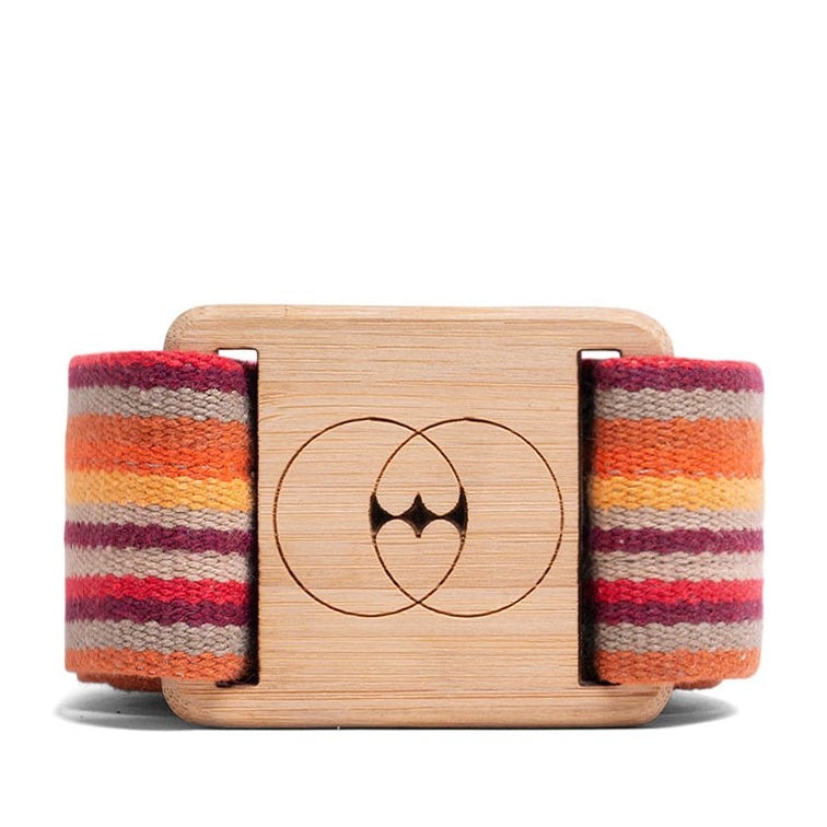 VEGAN BELT MADE WITH RECYCLED COTTON AND BAMBOO BUCKLE - VESICA PISCIS FOOTWEAR