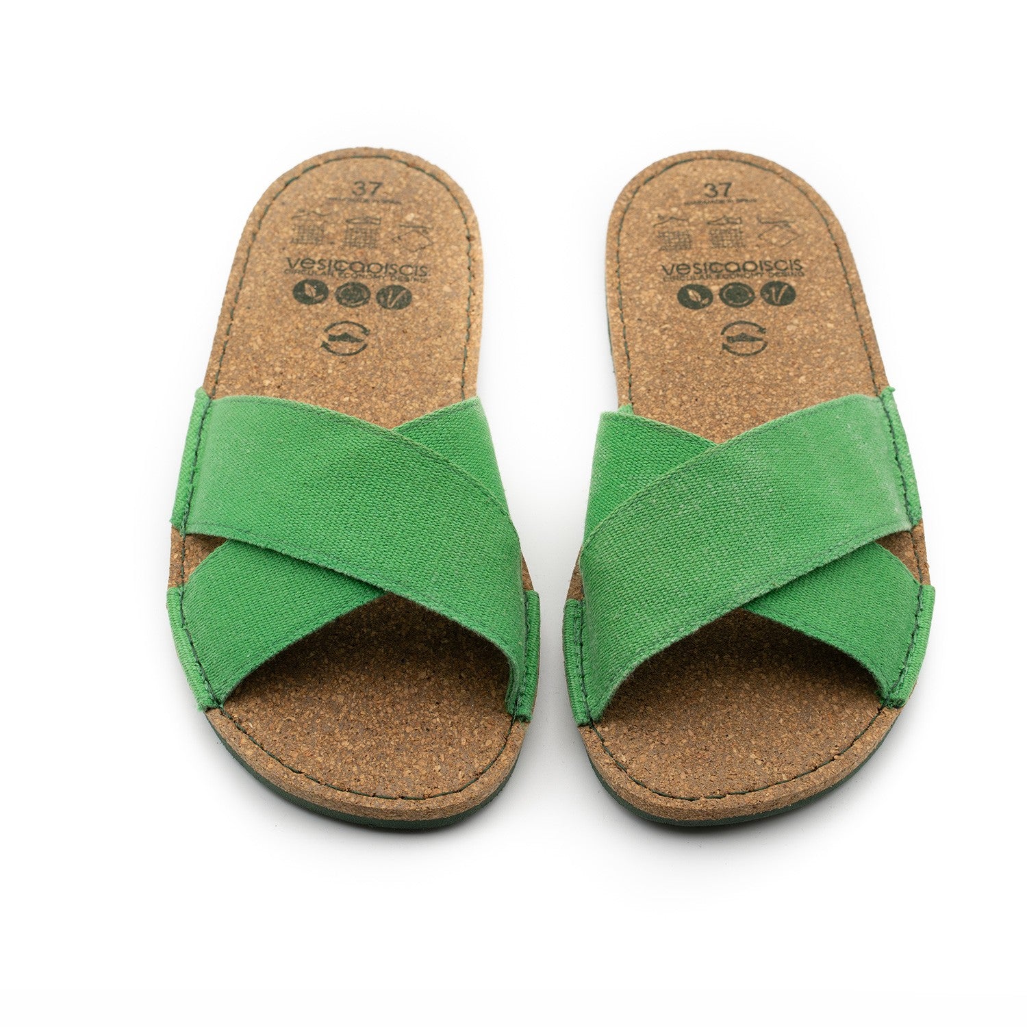 Boracay kiwi green beach slippers 36-38