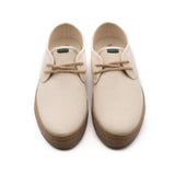 Vegan shoe of recycled cotton off white - VESICA PISCIS FOOTWEAR