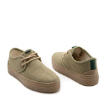 Vegan shoe of organic cotton and jute kaki - VESICA PISCIS FOOTWEAR