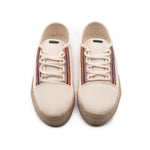 Vegan shoe of recycled cotton off white shanti - VESICA PISCIS FOOTWEAR
