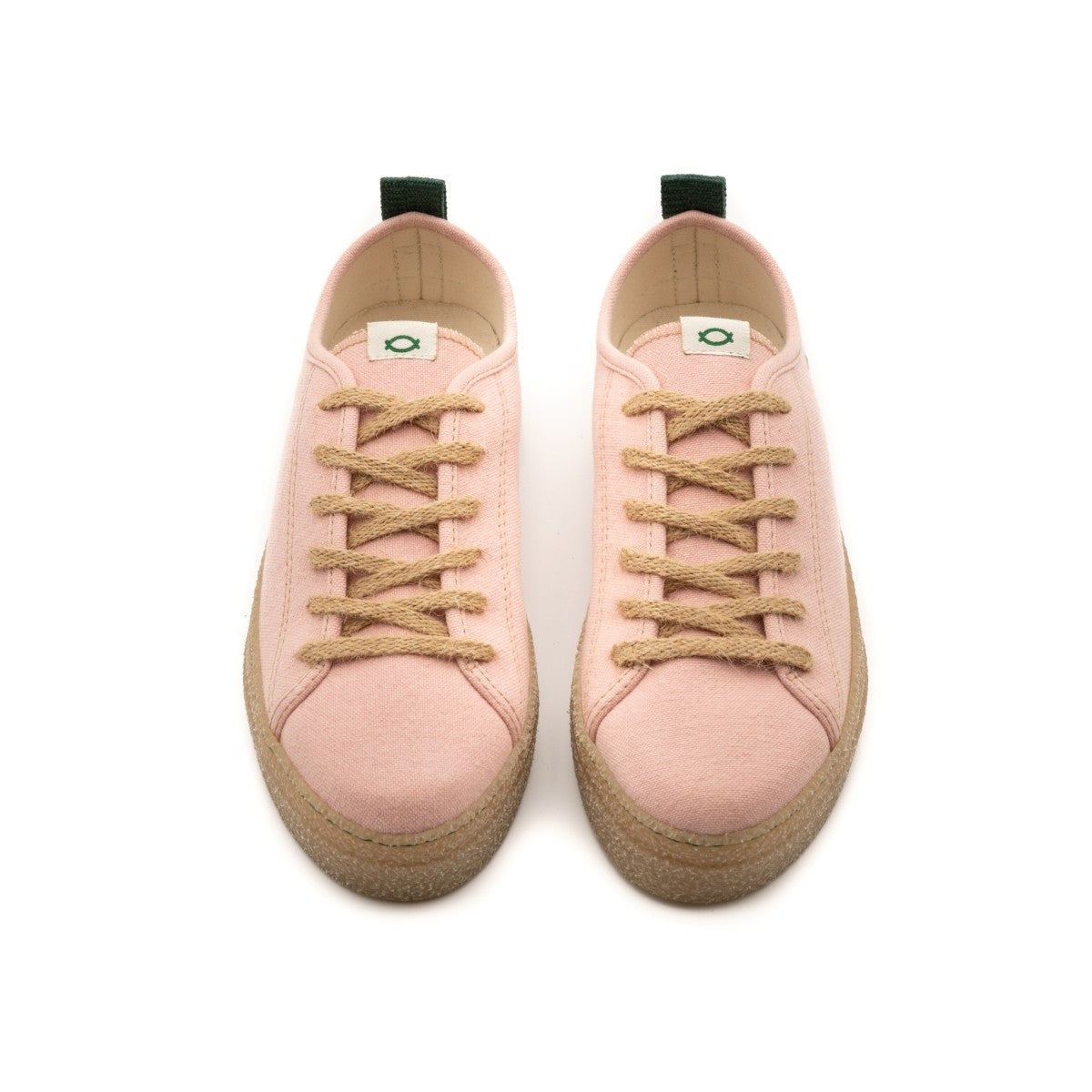 Recycled sneaker of cotton and jute pink - VESICA PISCIS FOOTWEAR