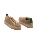 Recycled sneaker of cotton and jute brown - VESICA PISCIS FOOTWEAR