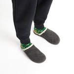 HOME SLIPPER RECYCLED, ORGANIC AND RECYCLABLE / GRAY - VESICA PISCIS FOOTWEAR