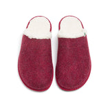 HOME SLIPPER RECYCLED, ORGANIC AND RECYCLABLE / BORDEAUX - VESICA PISCIS FOOTWEAR